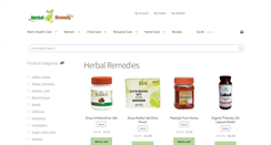 Desktop Screenshot of herbalremedy.in